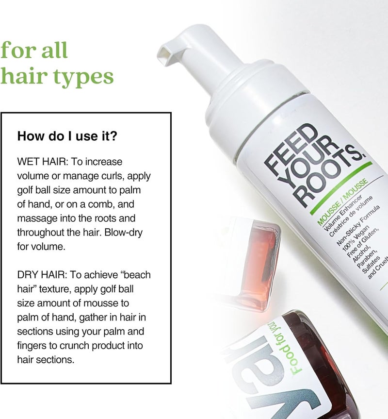 Yarok Feed Your Roots Volume Enhancer Mousse - Image 5